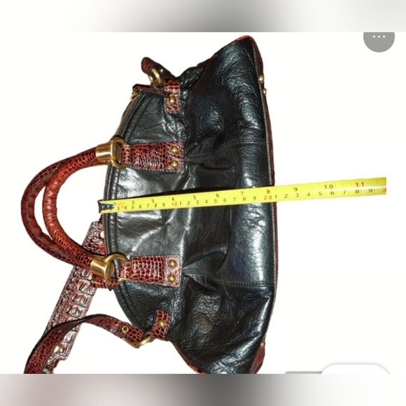 Brahmin women's purses black and brown - Picture 8 of 9